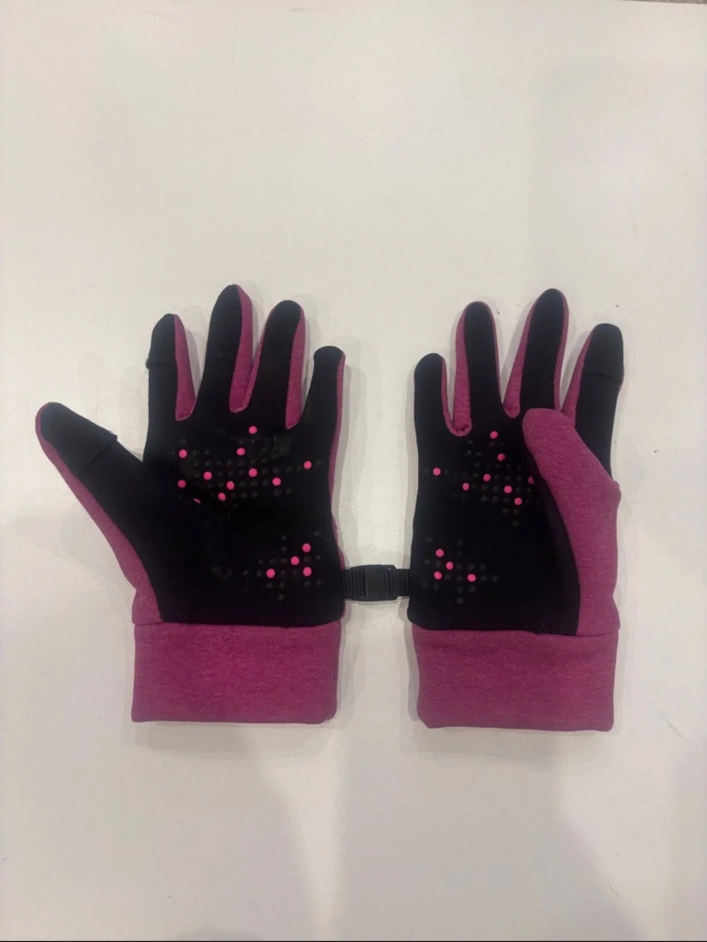 Head kids pink touchscreen gloves size M
